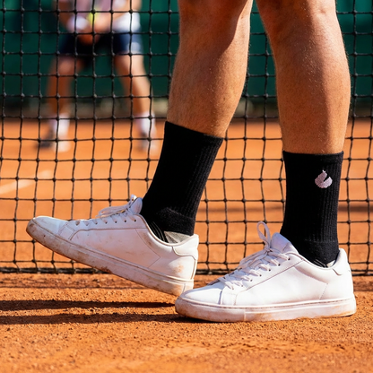 Tennis Socks Crew Lite Black/Grey